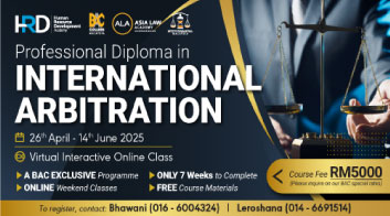 Professional Diploma in INTERNATIONAL ARBITRATION