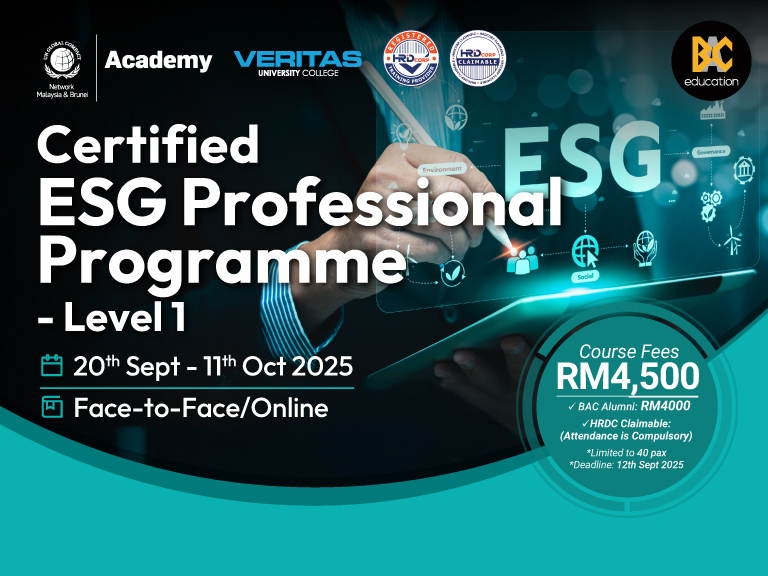 Certified ESG Professional Programme – Level 1