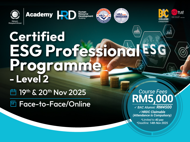 Certified ESG Professional Programme - Level 2