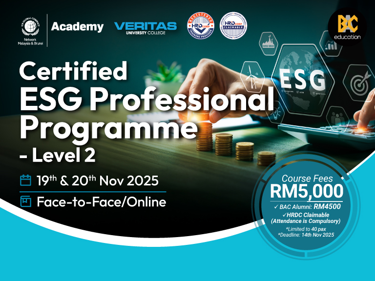 Certified ESG Professional Programme – Level 2