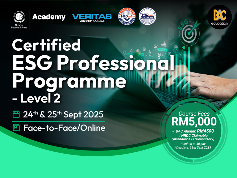 Certified ESG Professional Programme – Level 2