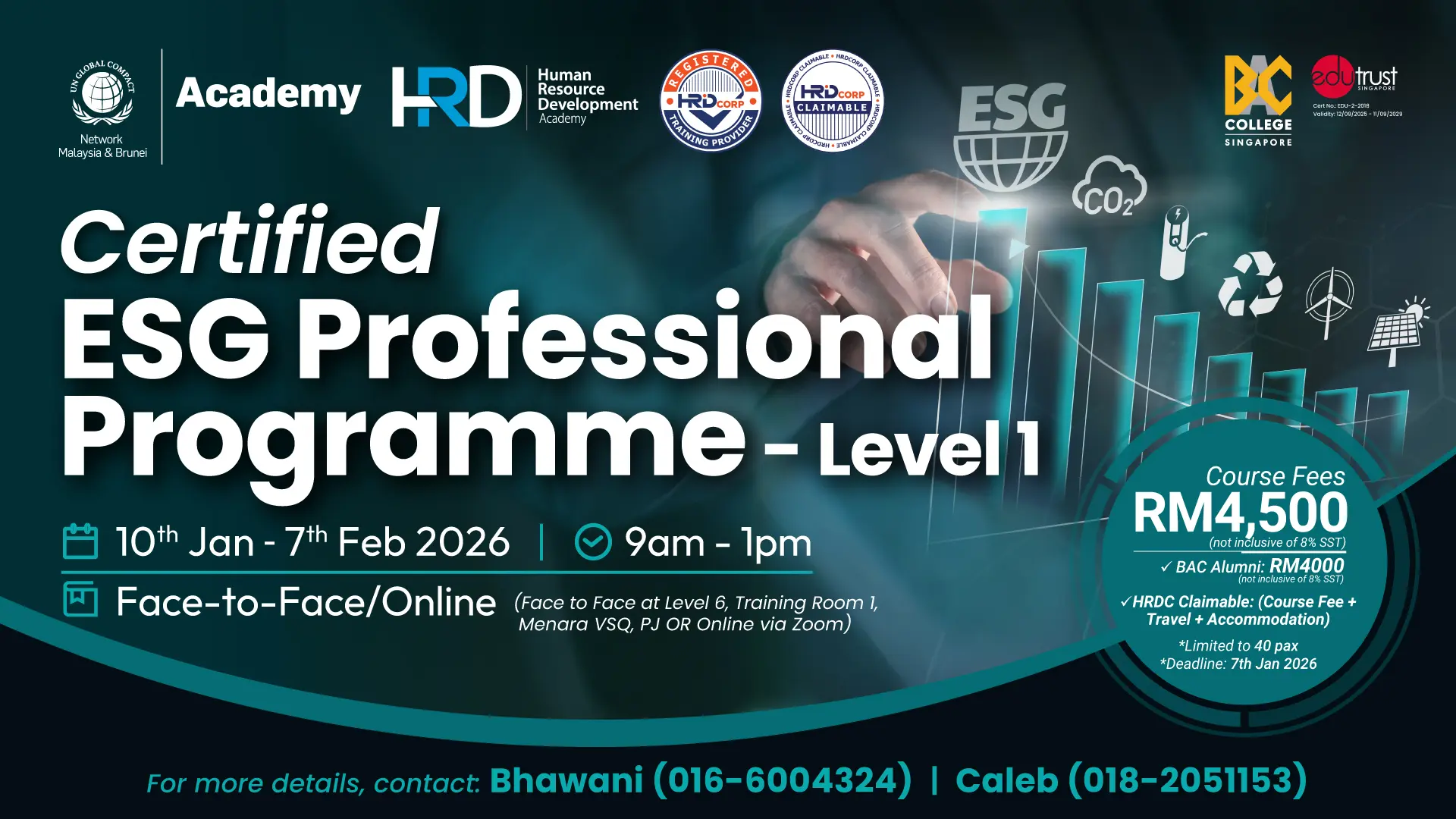 Certified ESG Professional Programme – Level 1