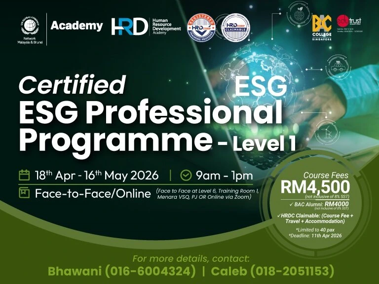 Certified ESG Professional Programme - Level 1