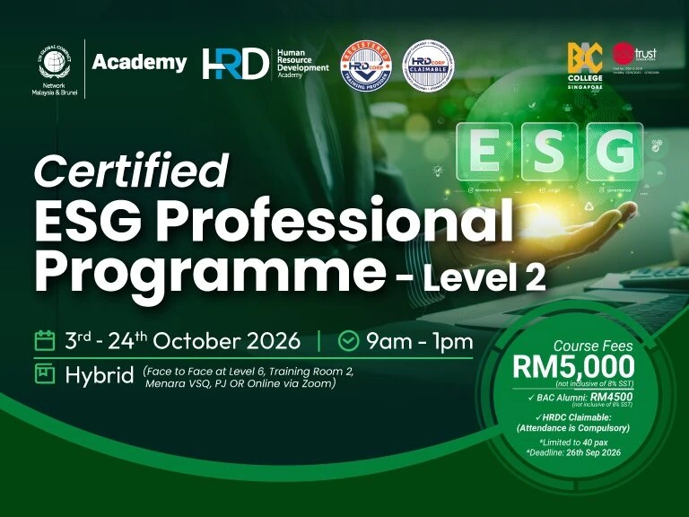 Certified ESG Professional Programme – Level 2